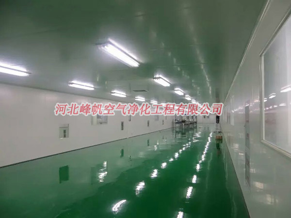 河北礦泉水潔凈車間飲料凈化廠房潔凈廠房裝修找峰帆凈化